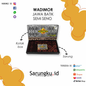 SARUNG WADIMOR JAWA BATIK MOTIF SEMI SENO ECER/GROSIR 10PCS