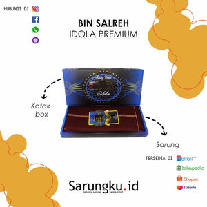 SARUNG BIN SALEH IDOLA 3WARNA PREMIUM ECER/GROSIR 10-PCS