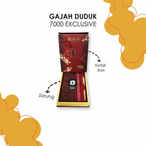 SARUNG GAJAH DUDUK 7000 EXCLUSIVE ECER/ GROSIR 10-PCS