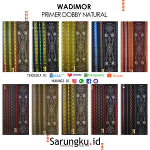 SARUNG WADIMOR PRIMER DOBBY NATURAL ECER/GROSIR-10PCS