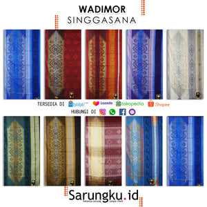 SARUNG WADIMOR JACQUARD SINGGASANA ECER/GROSIR 10-PCS