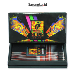 SARUNG MANGGA GOLD DILAN  ECER/GROSIR 10-PCS