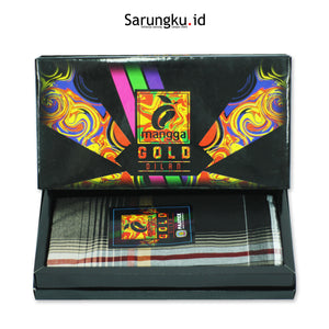 SARUNG MANGGA GOLD DILAN  ECER/GROSIR 10-PCS