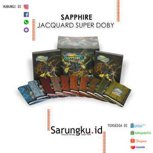 SARUNG SAPPHIRE JACQUARD SUPER DOBY (JSD)