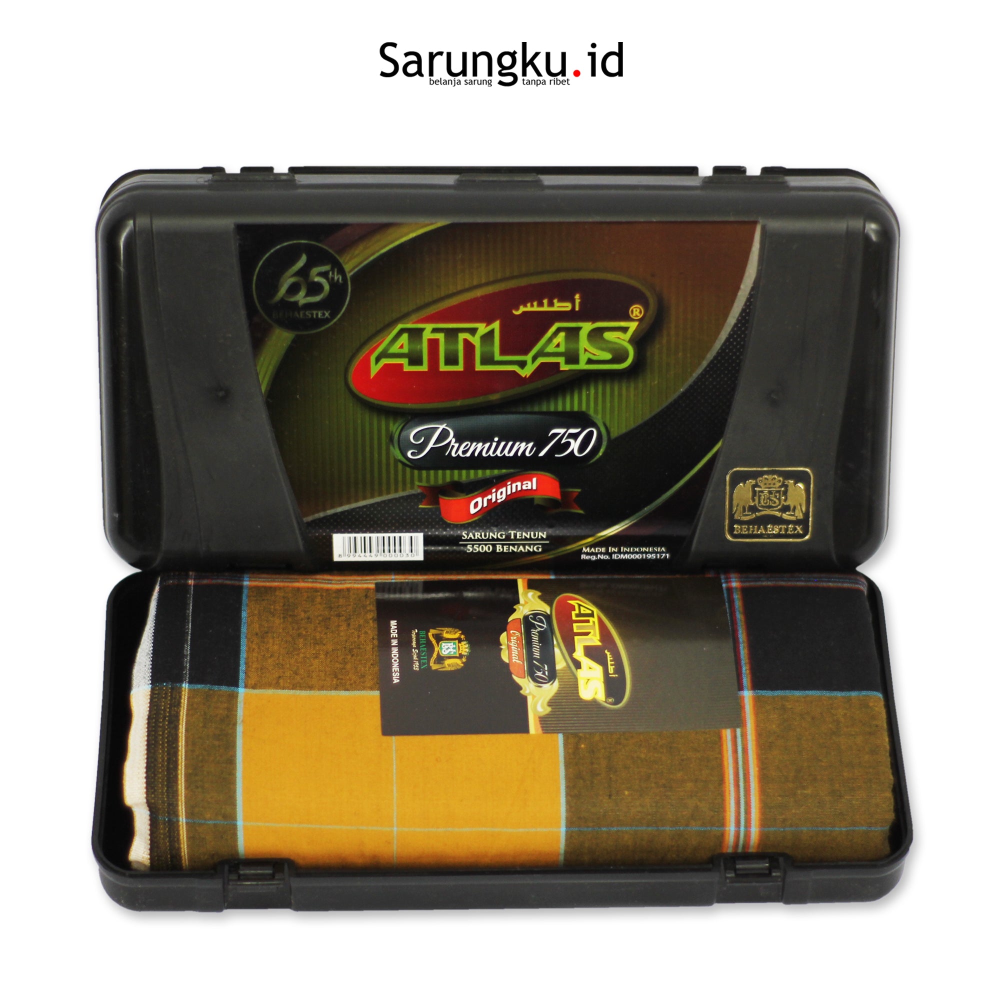 SARUNG ATLAS PREMIUM 750 ORIGINAL ECER/GROSIR-10PCS