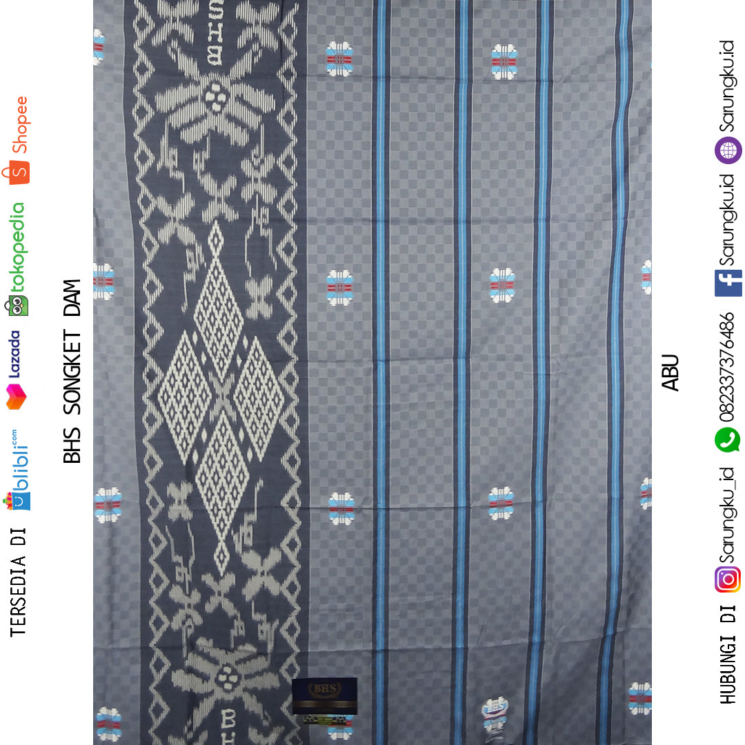 SARUNG BHS CLASSIC SONGKET DAM (SKT DAM) ECER/GROSIR 10-PCS