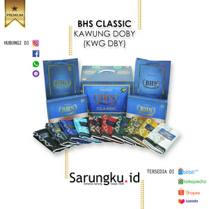 SARUNG BHS CLASSIC KAWUNG DOBY (KWG DBY) ECER/GROSIR 10-PCS