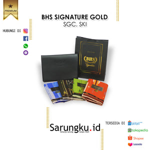 SARUNG BHS SIGNATURE GOLD SGC, SKI ECER/GROSIR 10-PCS