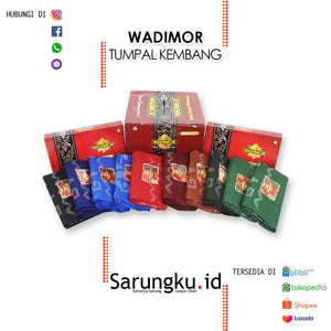 SARUNG WADIMOR TUMPAL KEMBANG  ECER/GROSIR 10-PCS
