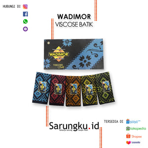 SARUNG WADIMOR VISCOSE BATIK ECER/GROSIR 10-PCS