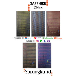 SARUNG SAPPHIRE ONYX  ECER/GROSIR 10-PCS