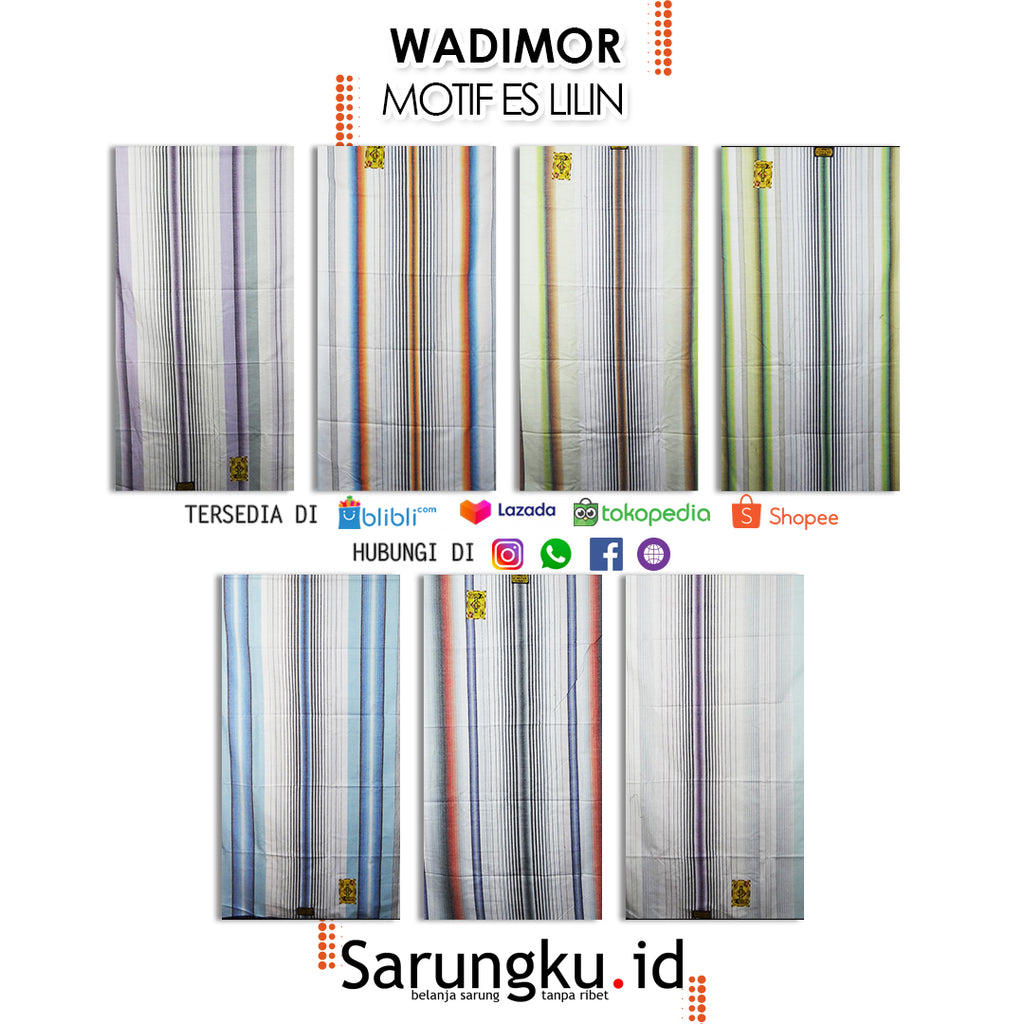 SARUNG WADIMOR ES LILIN ECER /GROSIR 10PCS