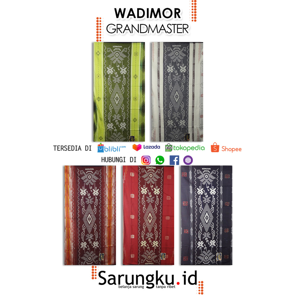 SARUNG WADIMOR GRANDMASTER ECER / GROSIR 10-PCS