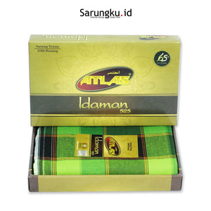 SARUNG ATLAS IDAMAN 525 KOMBINASI ECER/GROSIR 10-PCS