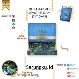 SARUNG BHS CLASSIC SONGKET DAM (SKT DAM) ECER/GROSIR 10-PCS