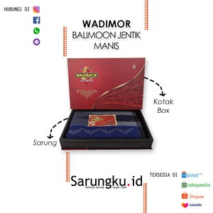 SARUNG WADIMOR BALIMOON JENTIK MANIS ECER/GROSIR 10-PCS