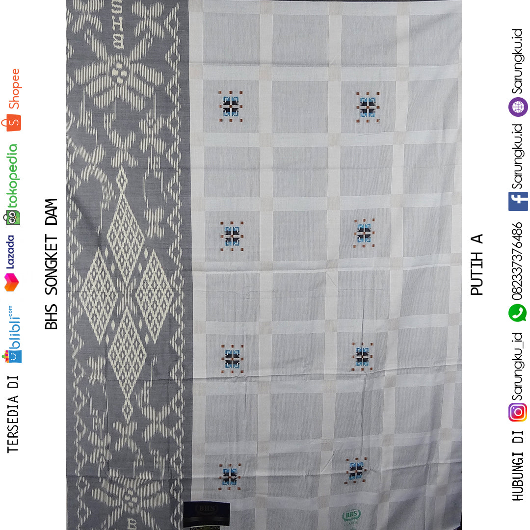 SARUNG BHS CLASSIC SONGKET DAM (SKT DAM) ECER/GROSIR 10-PCS